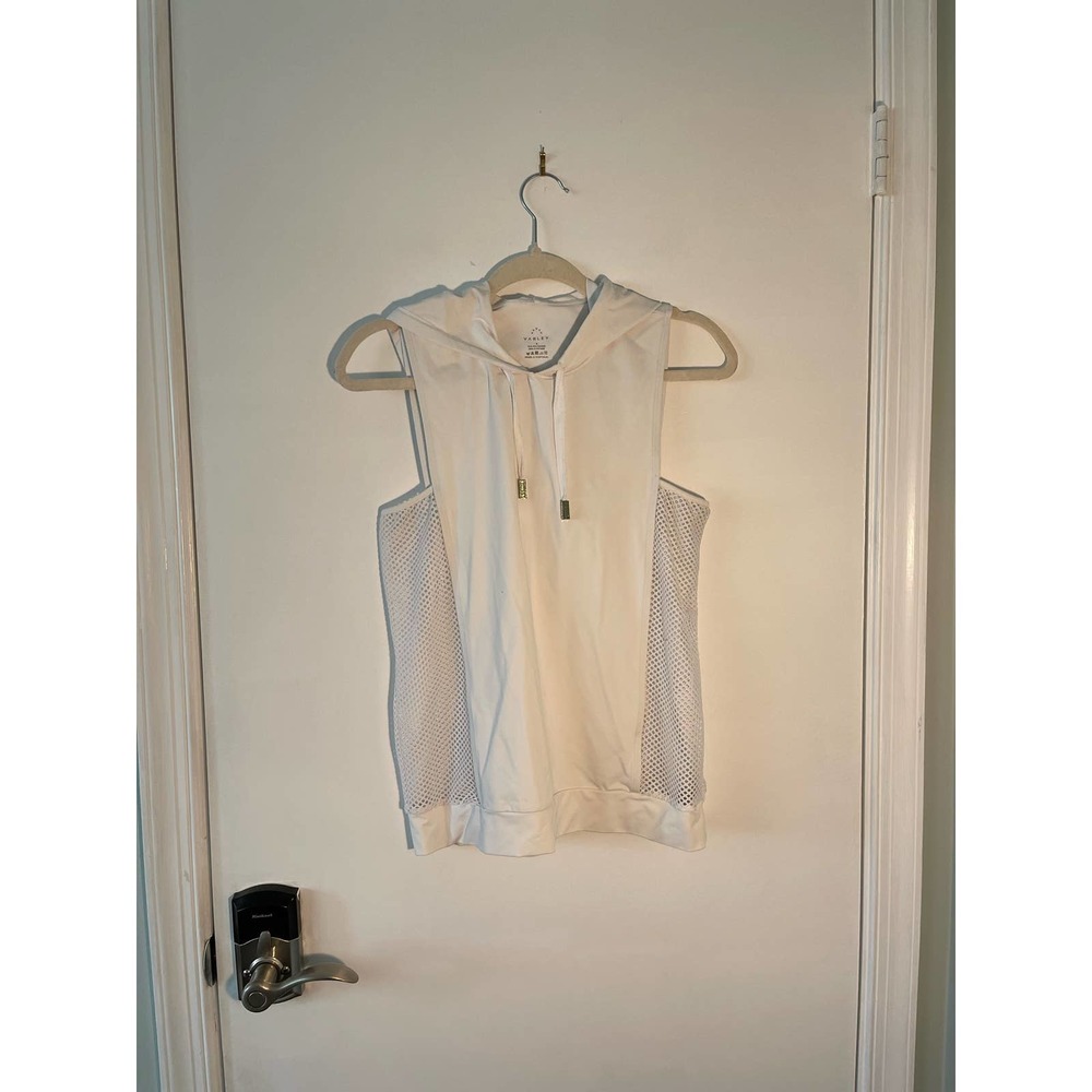 VARLEY Mesa Mesh-Sides Sleeveless Sport Hoodie S